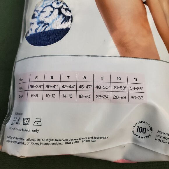 Jockey Elance French Cut Brief Cotton Women Underwear 3 Pack Size 7 - Picture 3 of 5